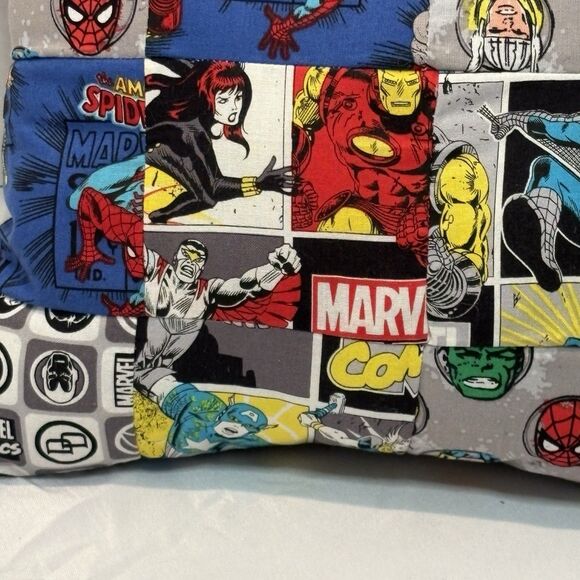Marvel Patchwork Throw Pillow - Picture 4 of 8